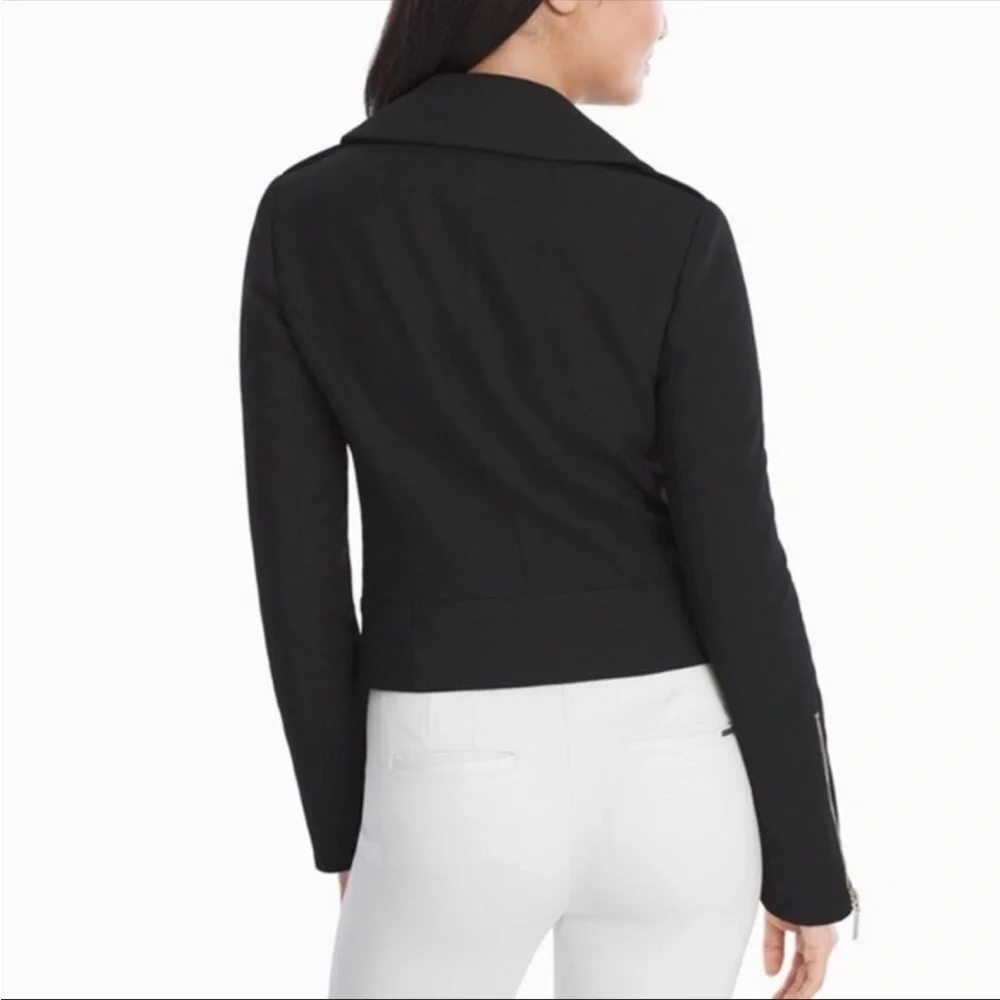 ⭐️NEW⭐️White House Black Market Double Breasted Crop Jacket - Picture 2 of 9